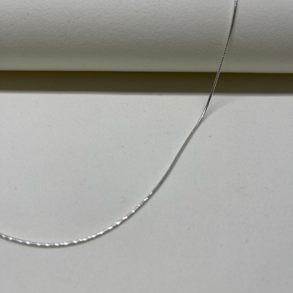 925 Italian Solid Sterling Silver Glitter Chain. … - image 2